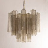 Murano Smoke Tronchi Chandelier Ø53 - 24 Tubes