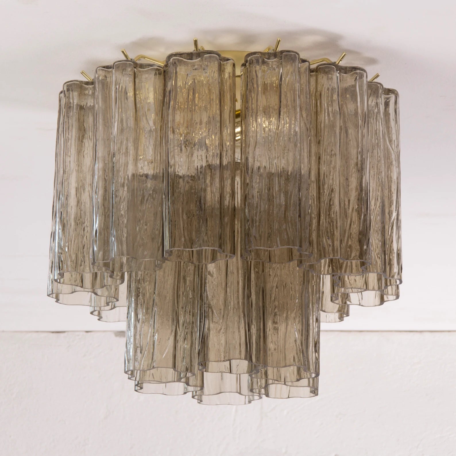 Murano Fume Tronchi Taklampe