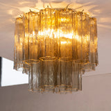 Murano Fume Tronchi Taklampe