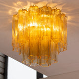 Murano Pagliesco Tronchi Taklampe