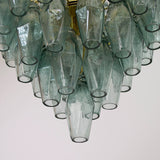 Murano Verde Rialto Poliedri Chandelier Ø75