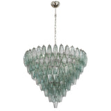 Murano Verde Rialto Poliedri Chandelier Ø75