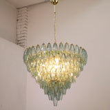 Murano Verde Rialto Poliedri Chandelier Ø75