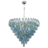 Murano Avio Poliedri Chandelier Ø75 - 143 Glasses