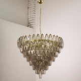 Murano Smoke Poliedri Chandelier Ø75