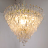 Murano Clear Poliedri Chandelier Ø75
