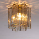 Murano Fume Tronchi Taklampe - 6 Tubes