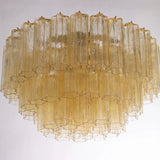Murano Champagne Tronchi Flush Chandelier Ø70