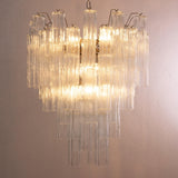 Murano Clear Tronchi Chandelier Ø70 - 56 Tubes