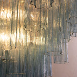 Murano Blue Tronchi Chandelier Ø70 - 56 Tubes