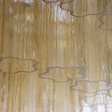 Murano Champagne Tronchi Flush Chandelier Ø70