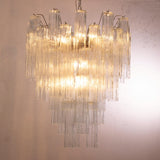 Murano Clear Tronchi Chandelier Ø70 - 56 Tubes