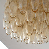 Murano Poliedri Champagne Chandelier Ø45