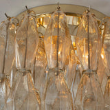 Murano Poliedri Champagne Chandelier Ø45
