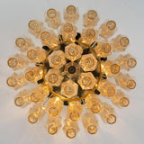 Murano Poliedri Champagne Chandelier Ø45