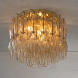 Murano Poliedri Champagne Chandelier Ø45