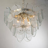 Murano Clear Discs Chandelier Ø60