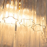 Murano Clear Tronchi Chandelier Ø50 - 36 Tubes