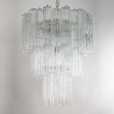 Murano Clear Tronchi Chandelier Ø65 - 48 Tubes
