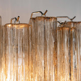 Murano Smoky Tronchi Chandelier Ø65 - 48 Tubes