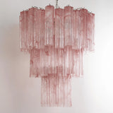 Murano Pink Alabaster Tronchi Chandelier Ø65 - 48 Tubes