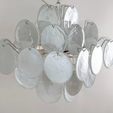 Murano Alabaster Discs Chandelier Ø50