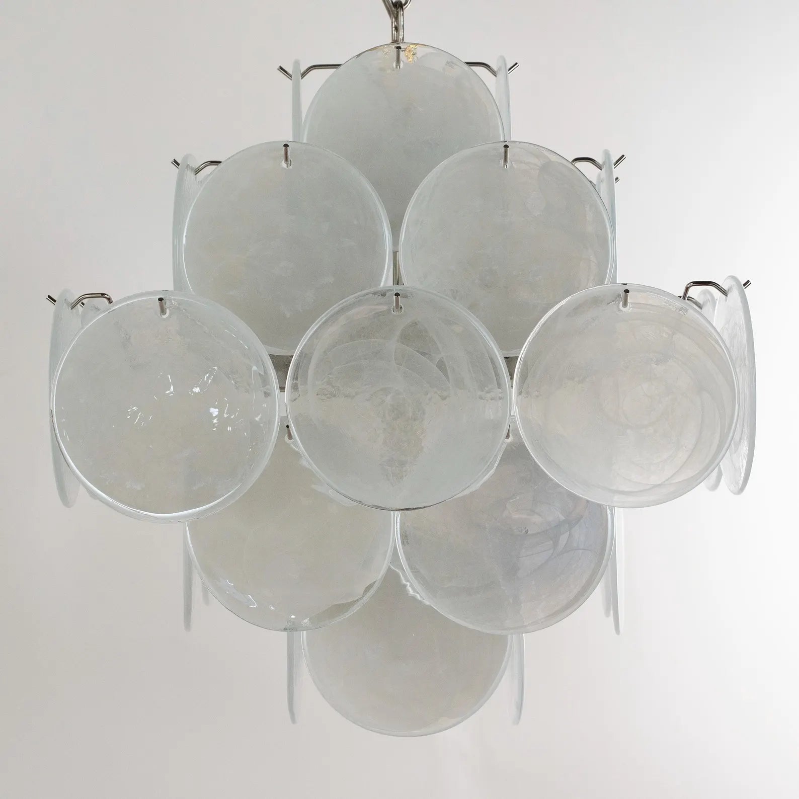 Murano Alabaster Discs Chandelier Ø50