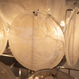 Murano Alabaster Discs Chandelier Ø50