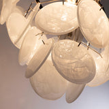 Murano Alabaster Discs Chandelier Ø90