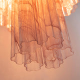 Murano Pink Alabaster Tronchi Chandelier Ø36 - 15 Tubes