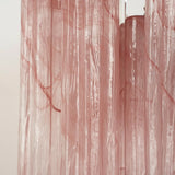 Murano Pink Alabaster Tronchi Chandelier Ø36 - 15 Tubes