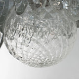 Murano Clear Palmette Chandelier – 2 Tier Ø85