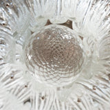 Murano Clear Palmette Chandelier – 2 Tier Ø85