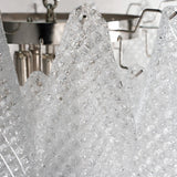 Murano Clear Rondini Chandelier Ø55 - 38 Glasses