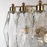 Murano Clear Poliedri Chandelier 50 cm