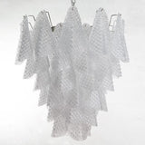 Murano Clear Drop Chandelier Ø70 - 50 glasses