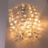 Murano Clear Spikes Wall Lamp - Set of 2