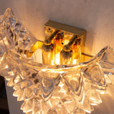 Murano Clear Spikes Wall Lamp - Set of 2