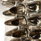 Murano Smoky Spikes Wall Lamp