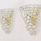 Murano Clear Rostrato Wall Lamp