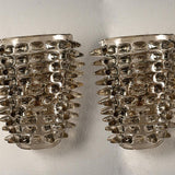 Murano Smoky Spikes Wall Lamp