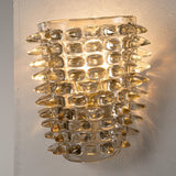 Murano Smoky Spikes Wall Lamp