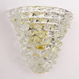 Murano Clear Rostrato Wall Lamp - Set of 2