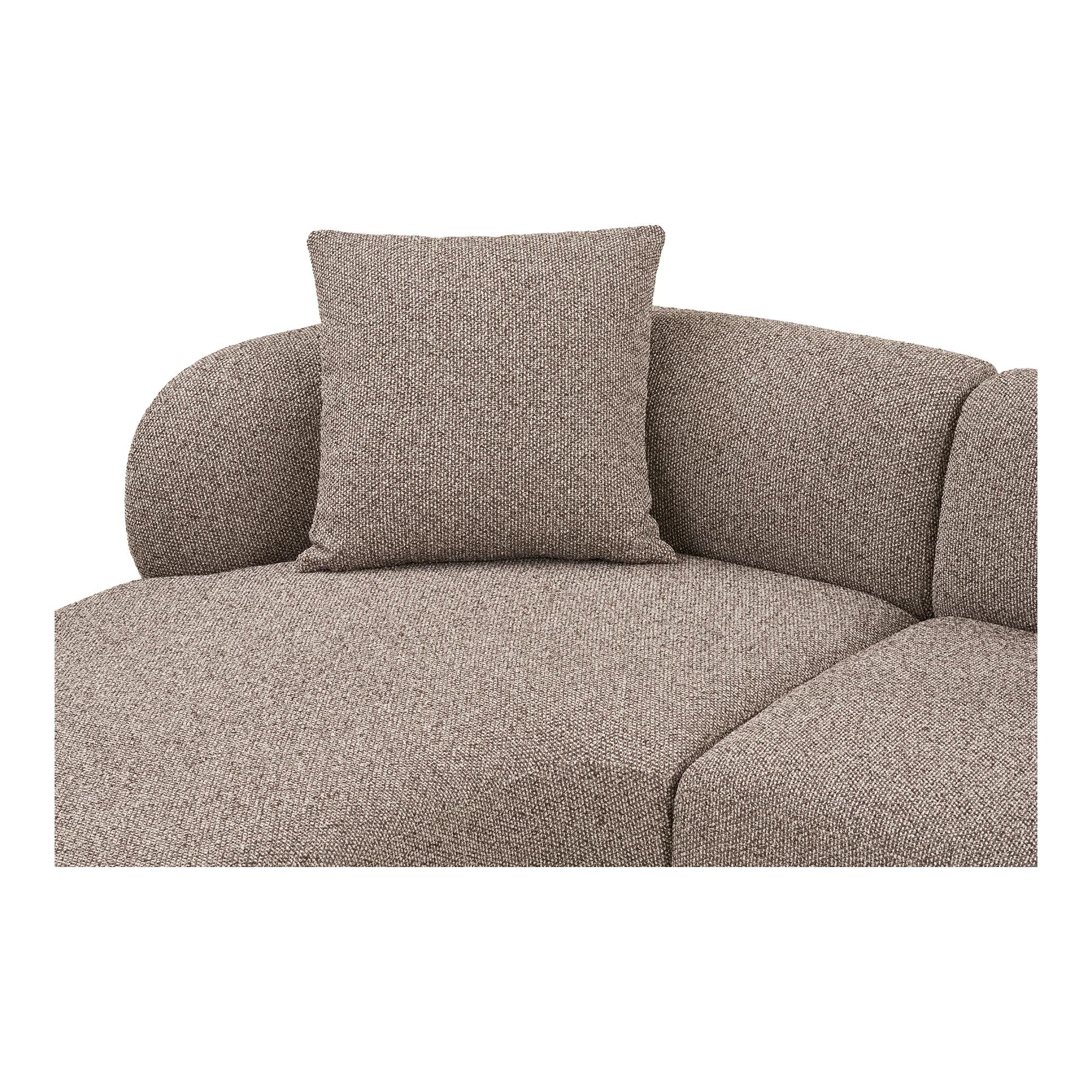 Kingston Lounge Sofa - Brown - Left - Bellavé Studio
