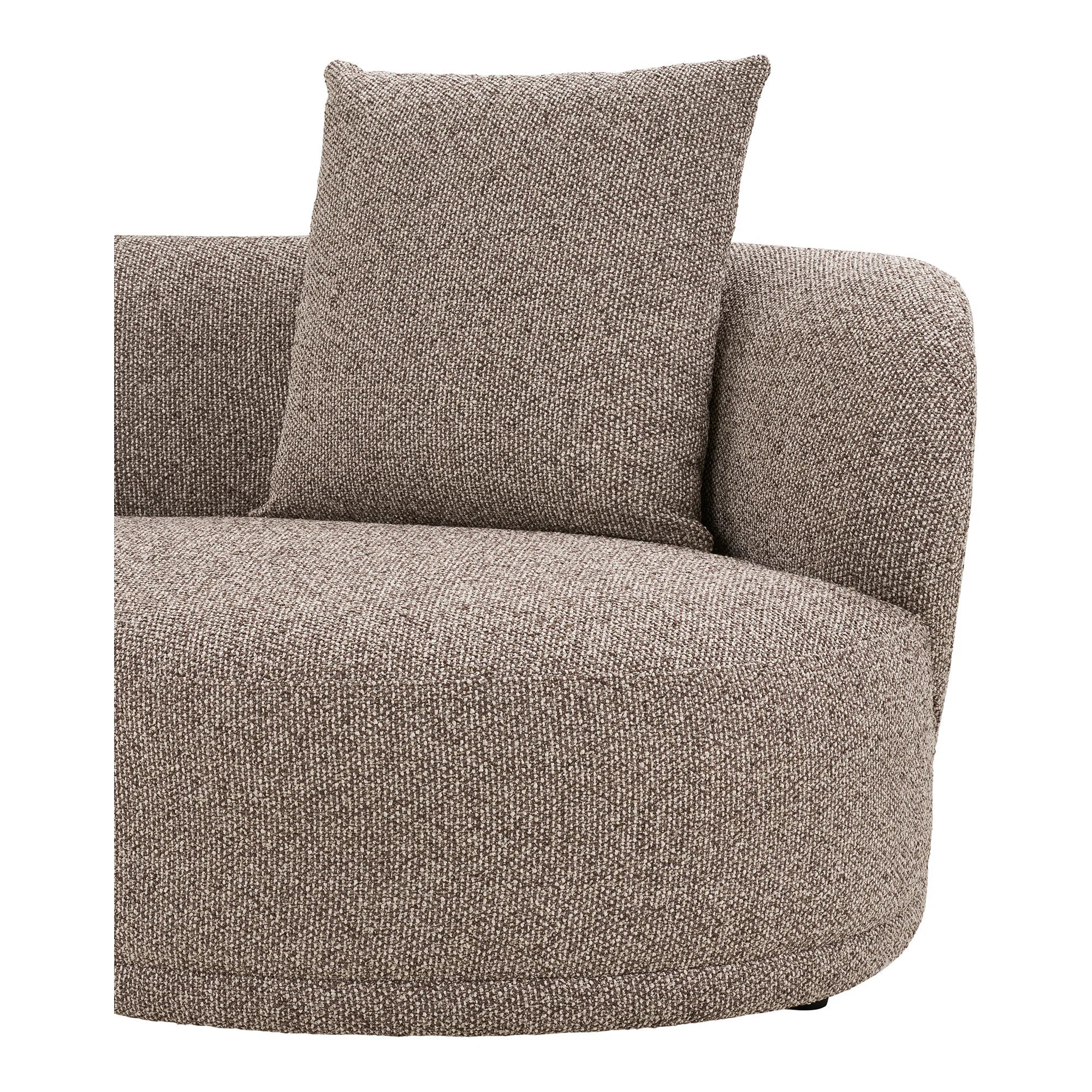 Kingston Lounge Sofa - Brown - Left - Bellavé Studio