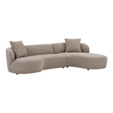 Kingston Lounge Sofa - Brown - Right - Bellavé Studio
