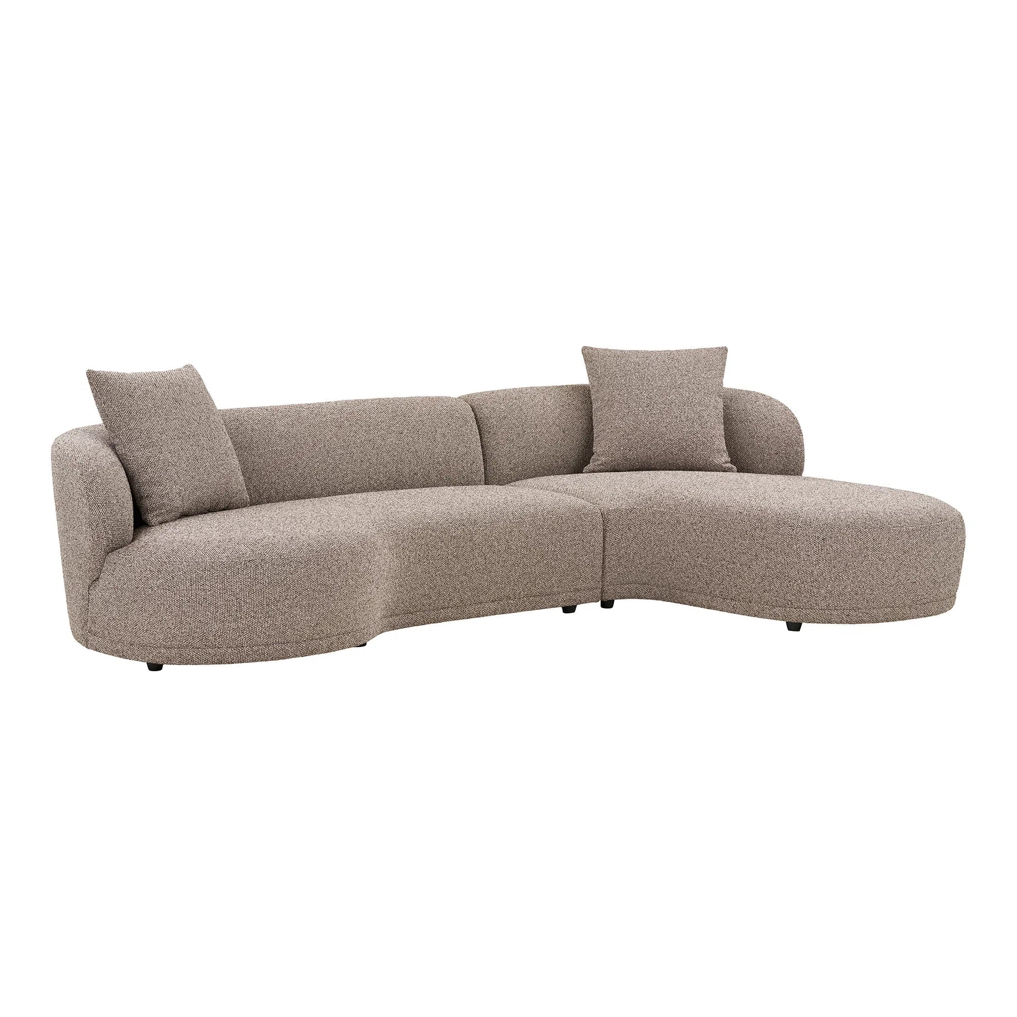 Kingston Lounge Sofa - Brown - Right - Bellavé Studio