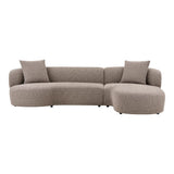 Kingston Lounge Sofa - Brown - Right - Bellavé Studio