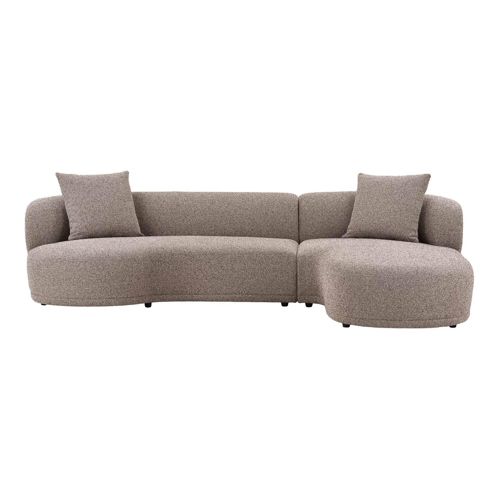 Kingston Lounge Sofa - Brown - Right - Bellavé Studio
