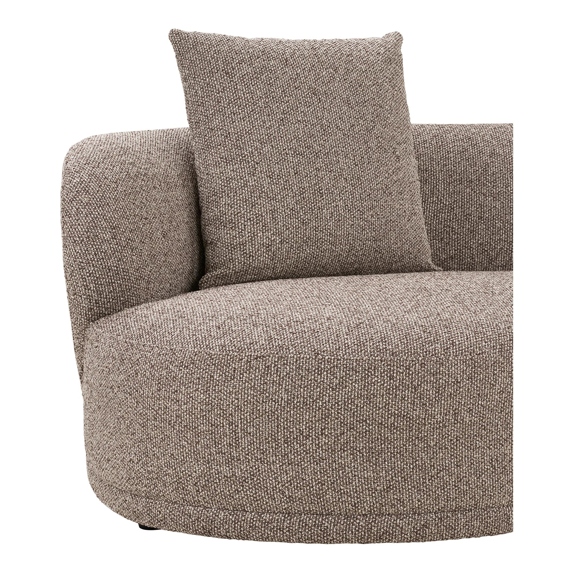 Kingston Lounge Sofa - Brown - Right - Bellavé Studio